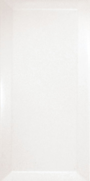 Faïence Bisel Blanco brillant 20 x 10cm, Pate rouge, pour intérieur