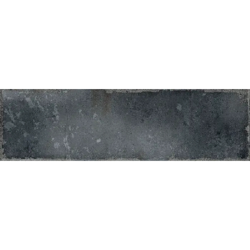 Carrelage mural Hackney Anthracite 24x 6.9cm, Pate blanche, pour intérieur