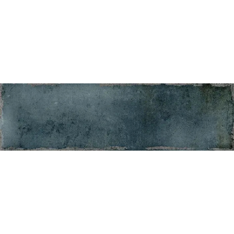 Carrelage mural Hackney Dark Blue 24x 6.9cm, Pate blanche, pour intérieur