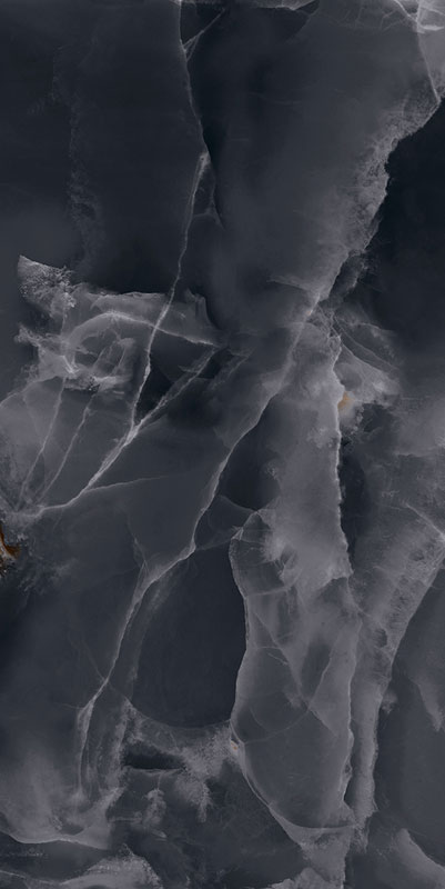 carrelage ultra-brillant Iceland Midnight 120 x 60cm, Grès cérame, pour intérieur et extérieur