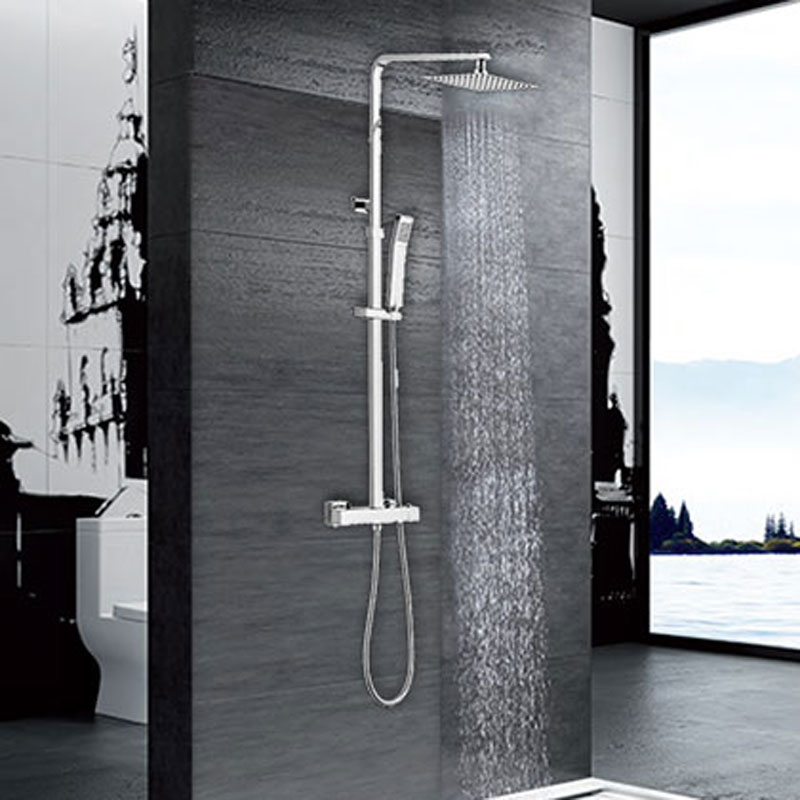 Catalogue colonne de douche 2 100 x 15cm, Ciment, pour intérieur et extérieur