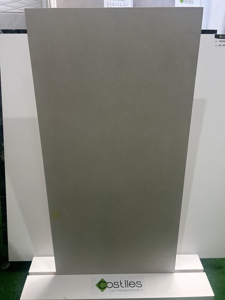 Carrelage Midtown white 120x60cm rectifié 120 x 60cm, Grès cérame, pour intérieur et extérieur