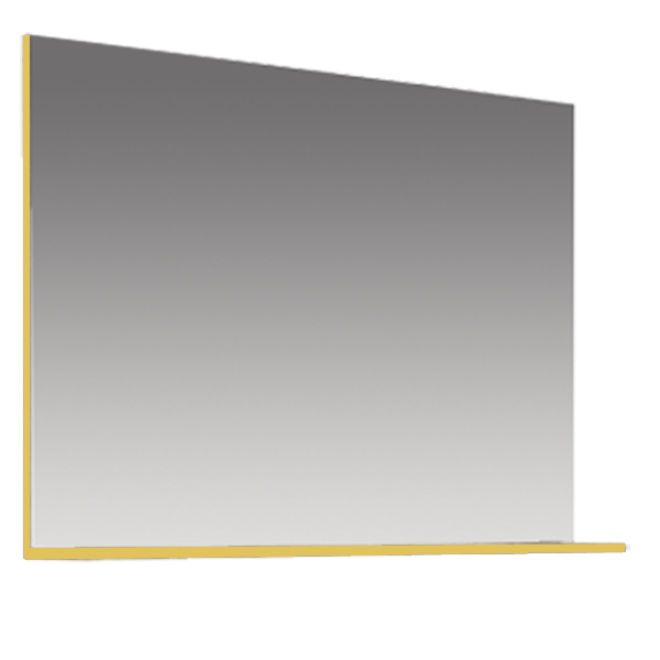 Miroir New Orleans Feldespato laqué mat (avec tablette)