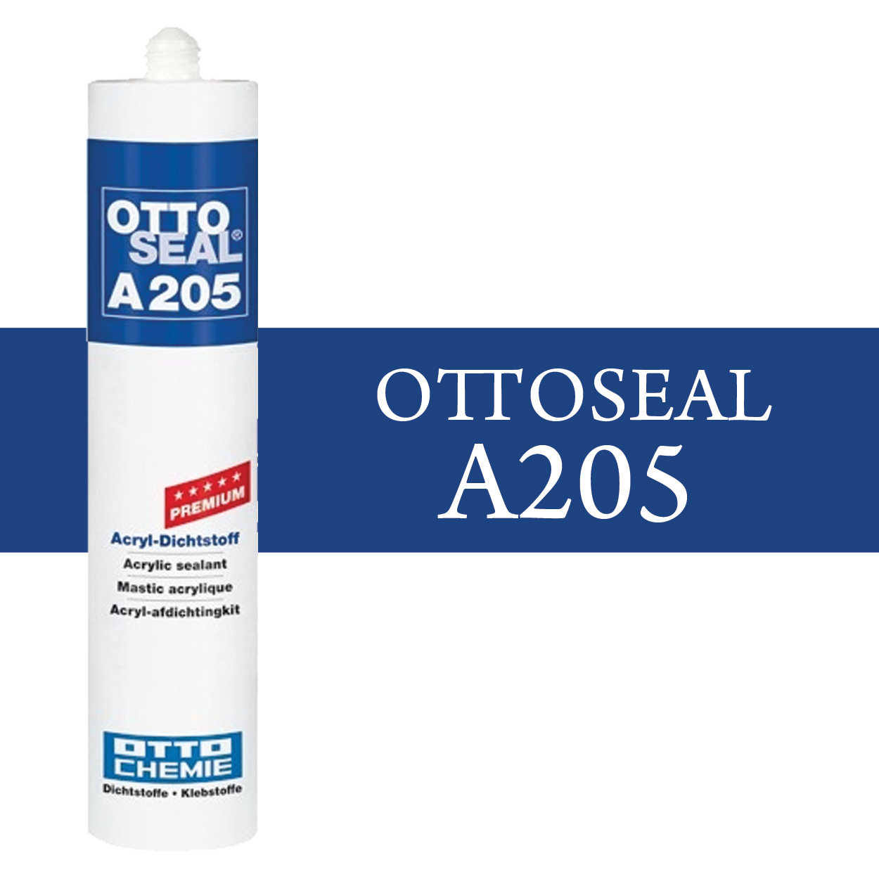 Silicone acrylique OTTOSEAL A205 - Blanc C01 - 310ml