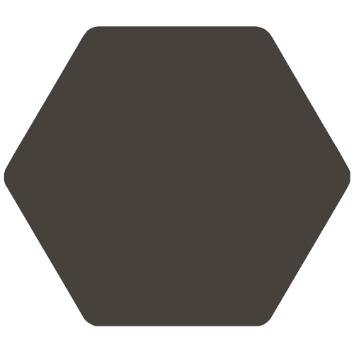 Carrelage Hexagonal Toscana Marengo 29 x 25.8cm, Grès cérame, pour intérieur et extérieur