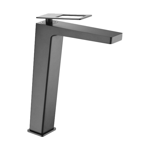 Mitigeur de lavabo SUECIA noir mat haut - BDC032-3NG 28.9 x 24.1cm, Laiton, pour intérieur et extérieur