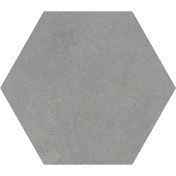 carrelage hexagonal Chicago Black 22.8 x 19.8cm, Grès cérame, pour intérieur et extérieur